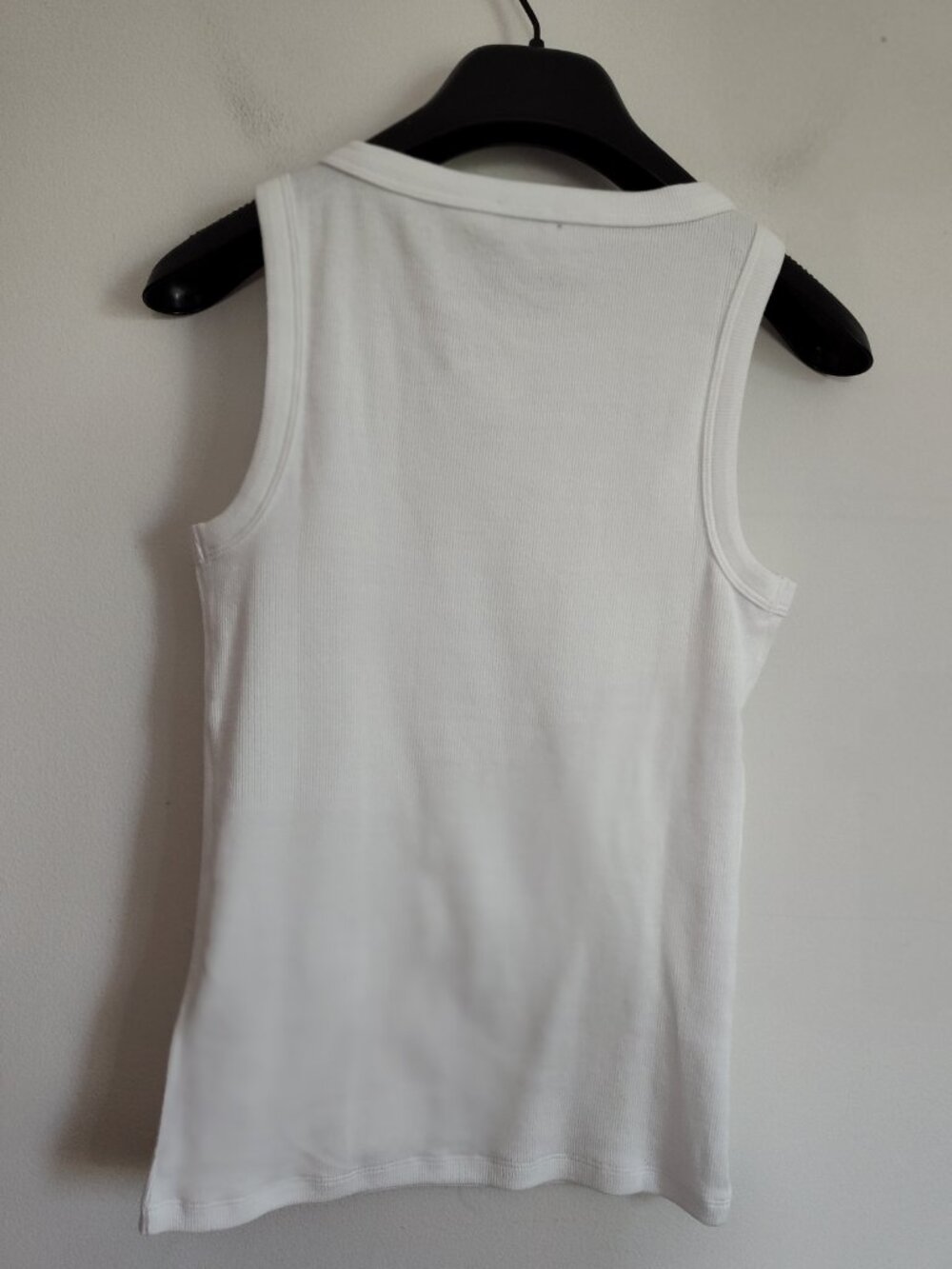 J Crew Factory White Ribbed Tank Top - Picture 2 of 3